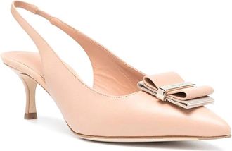 Ferragamo Willis 70Mm Leather Pump