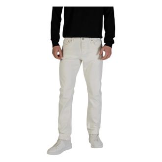 Jack & Jones Hombre, Vaqueros, Blanco, Talla: W31 L34