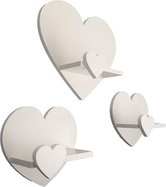 OEM Juego De 3 Estantes Con Forma De Coraz&oacute;n Extra - Prestige