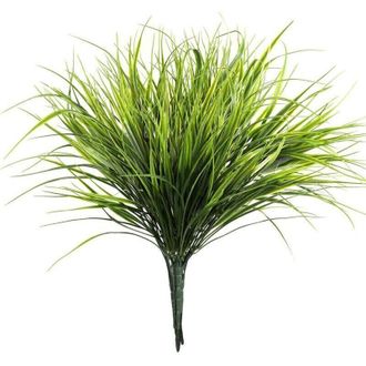 OEM Arbustos Artificiales De Pl&aacute;stico De 37 Cm, Plantas Artificiales Verdes, Plantas De Hierba De Trigo Falsas Para Jard&iacute;n Exterior, Mesa Principal, Cocin