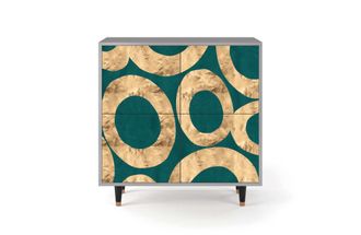 StoryZ Aparador azul-verde 4 puertas L 96 cm