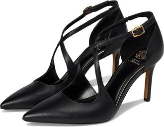Vince Camuto Noreta High Heel Pump Womens Shoes Black : 5.5 M, Leather