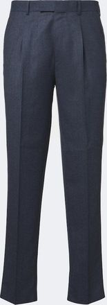 Ermenegildo Zegna Pantalones rectos de franela de lana