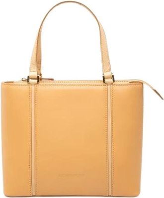 Burberry Pre-owned Vintage Tote - Dames - Vintage Handtas - Beige - ONE Size - Leer - Vintage