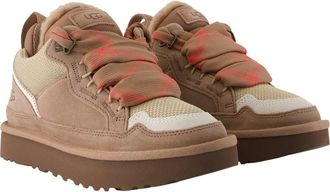 UGG Womens Lowmel Sneaker Beige Lambskin
