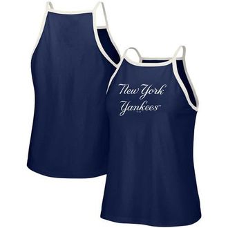 Lusso Womens Lusso Navy New York Yankees Nadine Halter Tank Top at Nordstrom, Size Large
