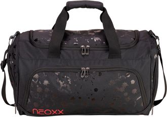 Neoxx Sporttasche NEOXX Move, Damen, Gr. B/H/T: 43cm x 26cm x 24cm, splash schwarz, Polyester, Taschen Sporttasche, teilweise aus recyceltem Material