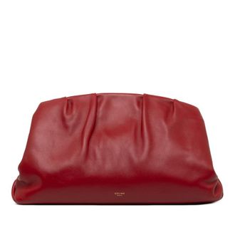 Celine Pre-owned Celine Pleated Calfskin French Lock Clutch Ladies KHMLZBHQ7I06D5YW