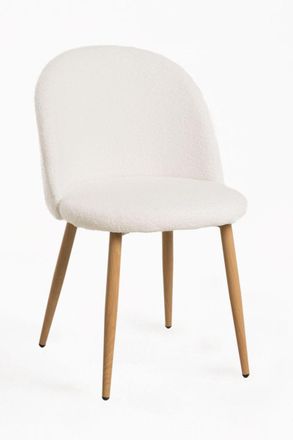 Regalos Miguel Sillas Comedor - Silla Vint Borreguito - Blanco