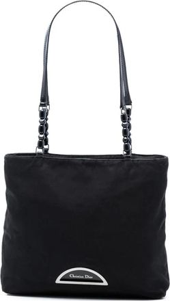 Dior Pre-owned Shoulder Bags, female, Black, Size: ONE SIZE Pre-owned Tote Bag
