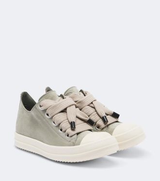 Rick Owens Jumbolace suede sneakers