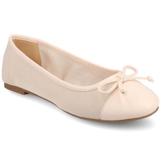 Journee Collection Women & apos;s Kaiah Medium and Wide Width Ballet Dress Flats