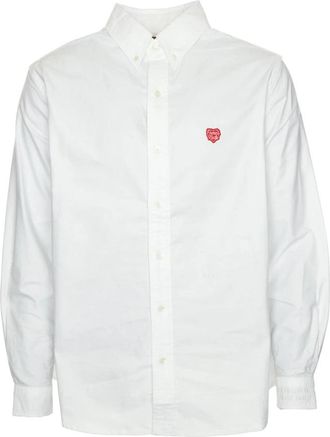 Human Made Oxford Overhemd met Button Down Kraag - Heren - Casual Overhemden - Wit - M - Overhemden
