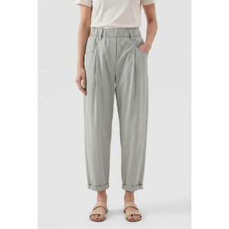 Brunello Cucinelli Light Grey Relaxed Trousers, Brand Size 34 (US Size 0)