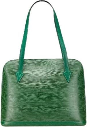 Louis Vuitton Pre-owned Shoulder Bags, female, Green, Size: ONE SIZE Pre-owned Leather louis-vuitton-bags