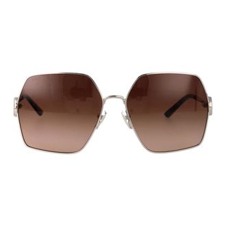 Gucci Sunglasses, female, Gray, Size: 61 MM Oval Frame Sunglasses