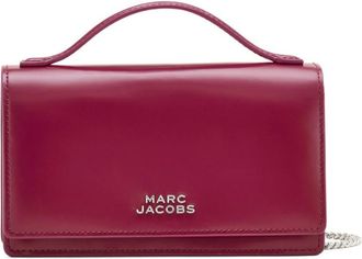 Marc Jacobs Dark Pink The Mirror Mini Crossbody Bag
