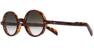 Cutler and Gross Grey Green Gradient Round Unisex Sunglasses CGSNGR0148 002 48
