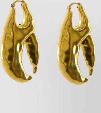 Jacquemus hammered hoop earrings