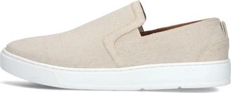 Clay Schoenen, Heren, Beige, 42 EU, Linnen, Beige Loafers voor Heren