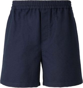 Balmain Bermuda con monogramma - Blu