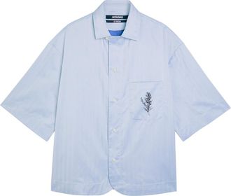 Jacquemus La Chemise Gardian Printed Cotton Shirt - Light Blue - 52 (IT52 / XL)