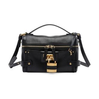 Chlo&eacute; Dames, Tassen, Zwart, Maat: ONE Size Leer