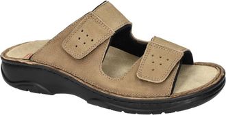 Berkemann Tobias 05801 - Heren - Sleehakken - Beige - 42 1/2 EU - Leer - Schoenen