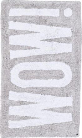 Tom Tailor Alfombra de baño de algodón tejida a mano - plata 60x100 cm