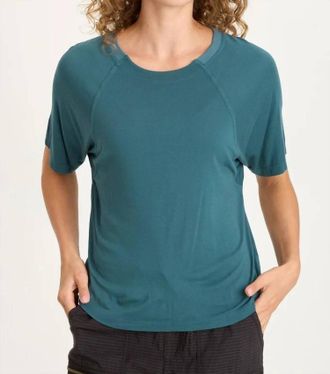 Xcvi Lester Short Sleeve Tee In Dark Knight