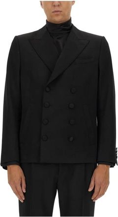 Dolce & Gabbana Blazers - Heren - Blazers - Zwart - L - Wol - Jassen