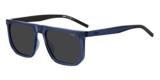HUGO BOSS HG 1336/G/S Asian Fit PJP/IR Mens Sunglasses Blue Size 56
