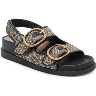 Dolce Vita Starla Platform Sandal in Black Multi at Nordstrom Rack, Size 10.5
