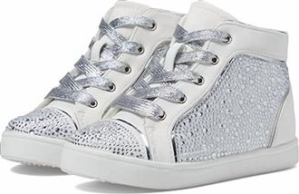 Nina Womens Cossette Sneakers In White Microsuede