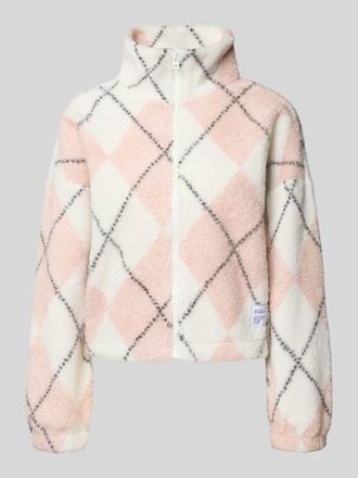 Only Oversized Sweatjacke aus Teddyfell Modell ELINE LIFE in Offwhite, Gr&ouml;&szlig;e L