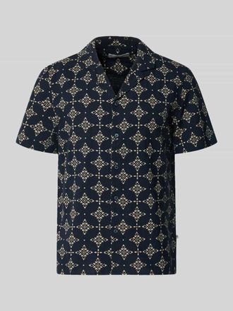 s.Oliver Red Label Relaxed Fit Freizeithemd aus reiner Baumwolle in Marine, Gr&ouml;&szlig;e 3XL
