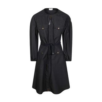 Moncler Midi Dresses, female, Black, Size: 2XS Midi Dress