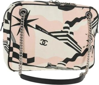 Chanel Pre-owned Shoulder Bags, female, Pink, Size: ONE SIZE Pre-owned Vintage Shoulder Bag