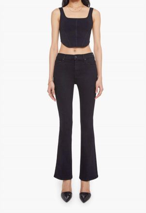 Mother Weekender Flare Jeans In Nighty Night