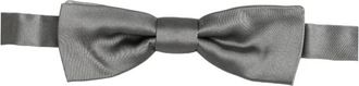 Dolce & Gabbana Papillon Strik - Heren - Accessoires - Grijs - ONE Size - Satijn - Accessoires