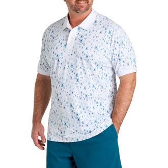 Psycho Bunny Big & Tall Nev Sport Polo Shirt in White at Nordstrom, Size Xx-Large