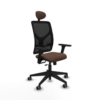 Piqueras y Crespo Silla De Oficina Piqueras Y Crespo Motilla Negro Brazos Ajustables