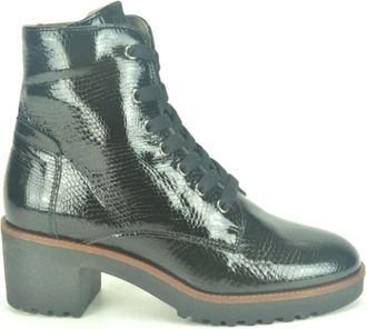 DL Sport Print Lace Bootie - Dames - Veterlaarzen - Zwart - 38 EU - Schoenen