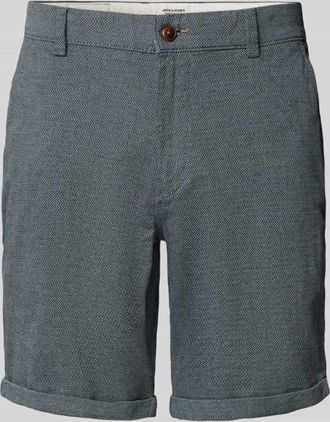 Jack & Jones Jack & Jones Regular Fit Shorts mit Strukturmuster Modell FURY in Dunkelblau, Größe XL