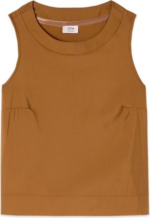 Oltre Sleeveless Tops - Dames - Tops zonder mouwen - Bruin - 3XL - Tops