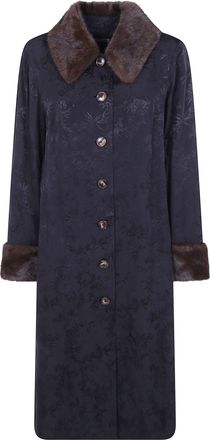 Rixo Viscose Coat Jonah