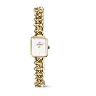 Daniel Wellington Elegante Gouden Kettinghorloge - Dames - Horloges - Geel - ONE Size - Accessoires