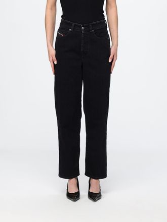 Diesel Jeans D-Went a vita alta in denim di cotone con vestibilit&agrave; straight