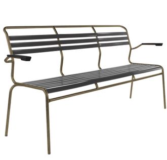 Schubiger M&ouml;bel L&auml;ttli-Bank S&auml;ntis mit Armlehnen