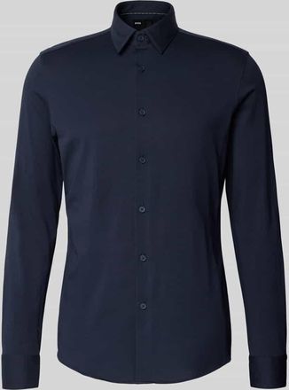 HUGO BOSS Slim Fit Businesshemd mit Stretch-Anteil in Black, Gr&ouml;&szlig;e 38